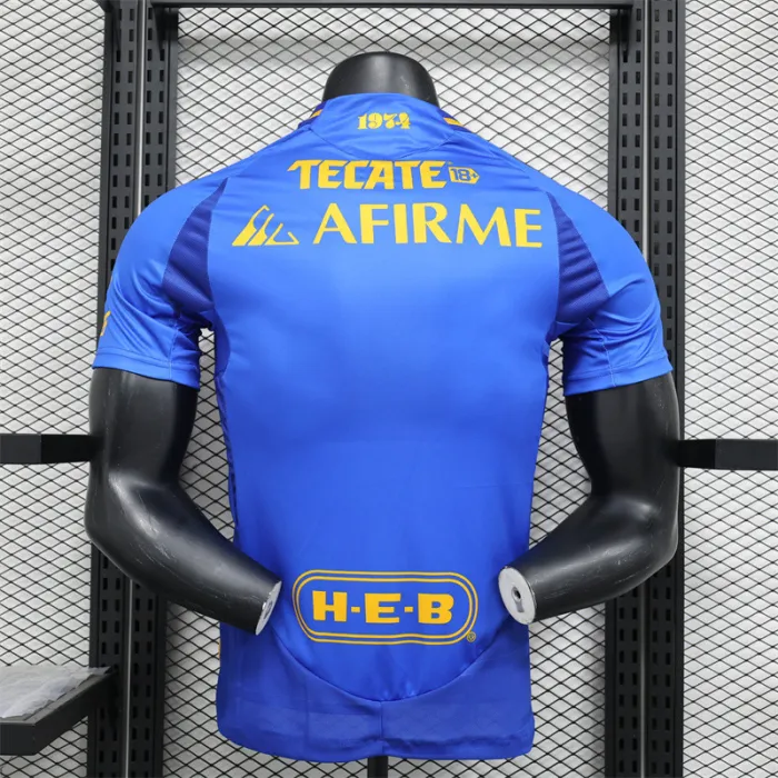 Versión del jugador Camiseta visitante del Club Tigres 24/25 Kit de fútbol