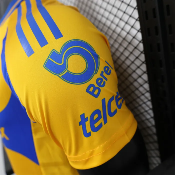 Versión de jugador Camiseta local del Club Tigres 24/25 Kit de fútbol