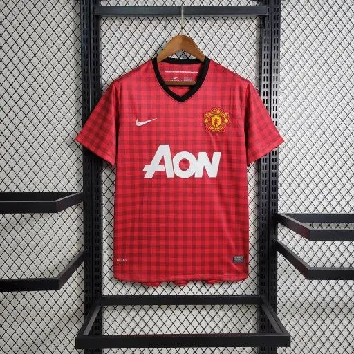 Camiseta de fútbol retro del Manchester United para el equipo local 2012/13