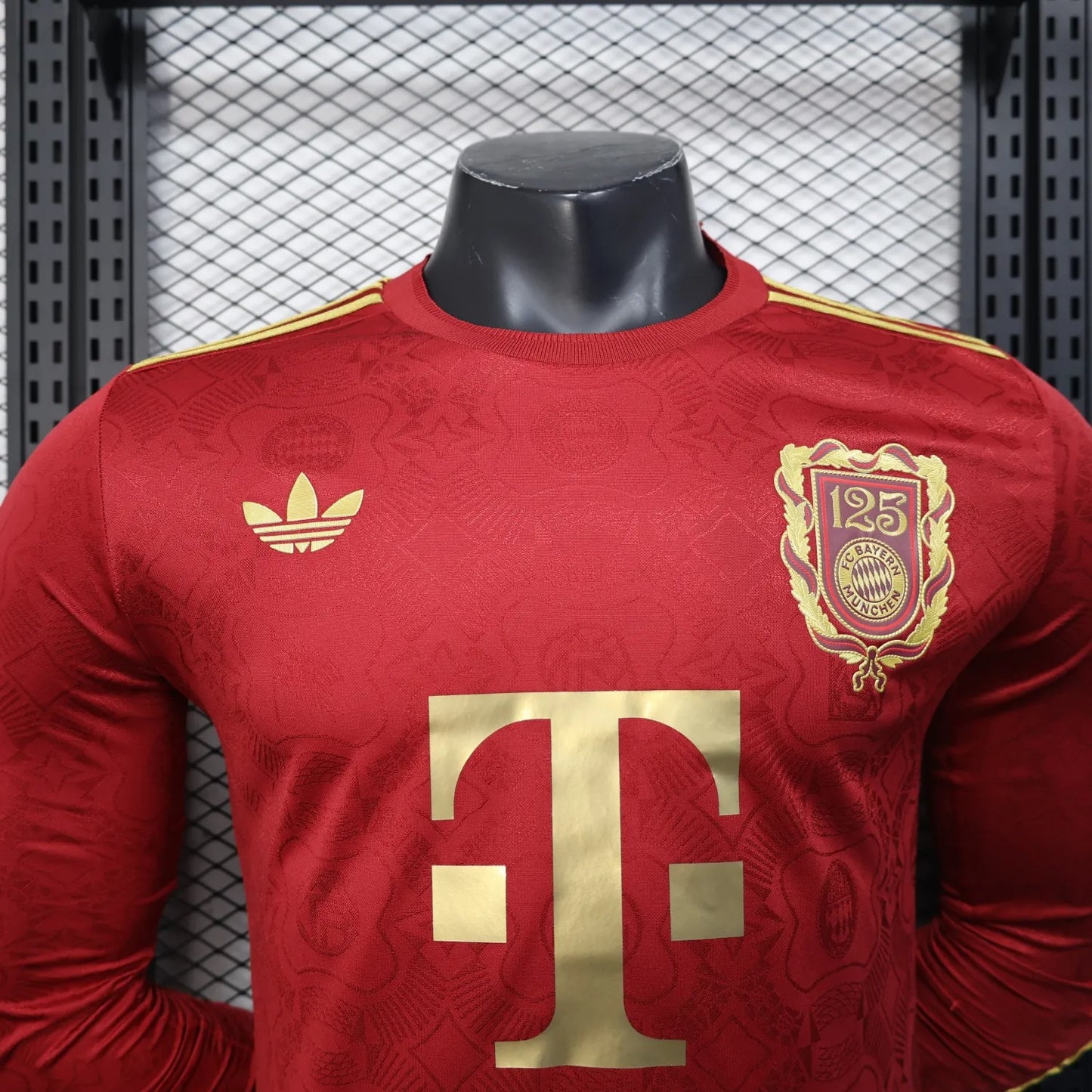 player version bayern munich jersey 25/26 anniversary edition long sleeves football kit soccer jersey