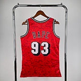 BAPE×M&N joint jersey: Heat red - PalmSportss