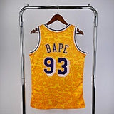 BAPE×M&N Joint Jersey: Lakers Ape Head - PalmSportss