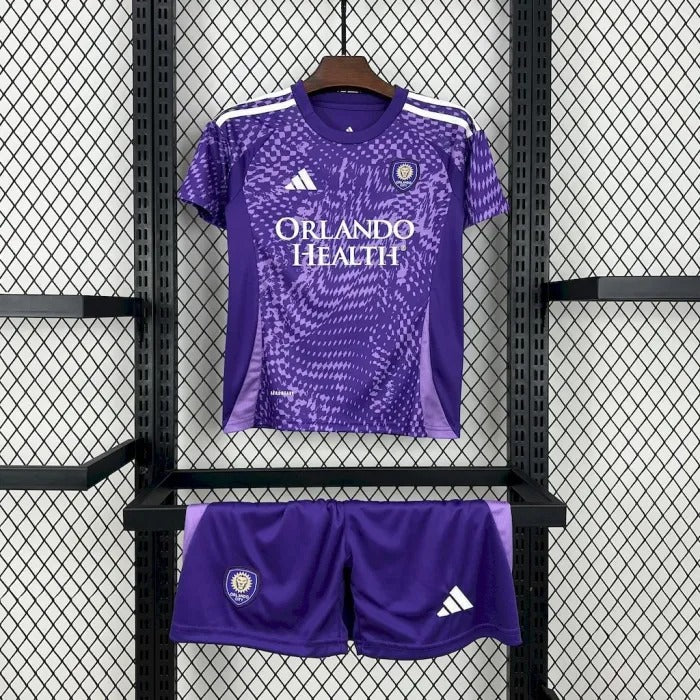 kids orlando city jersey 25/26 home football kit soccer jersey