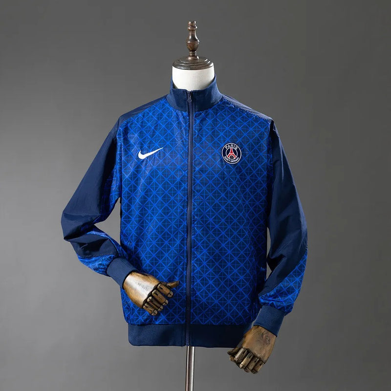 PSG Windbreaker 2025/26 Blue Football Kit