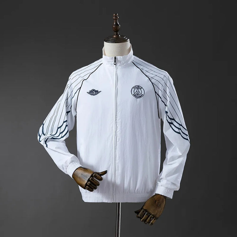 PSG Windbreaker 2025/26 White Football Kit