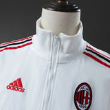 AC Milan Windbreaker 2025/26 White Football Kit - PalmSportss