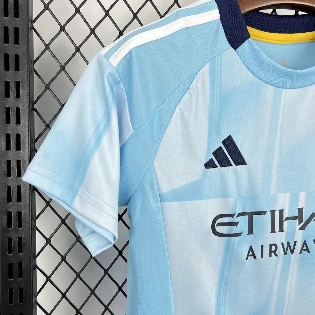 kids new york city jersey 25/26 home football kit soccer jersey