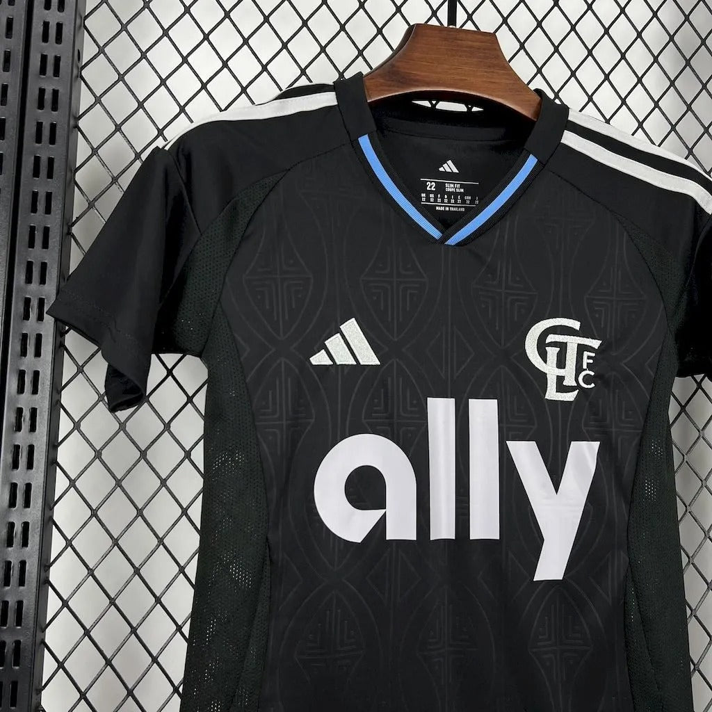 kids charlotte jersey 25/26 away football kit soccer jersey