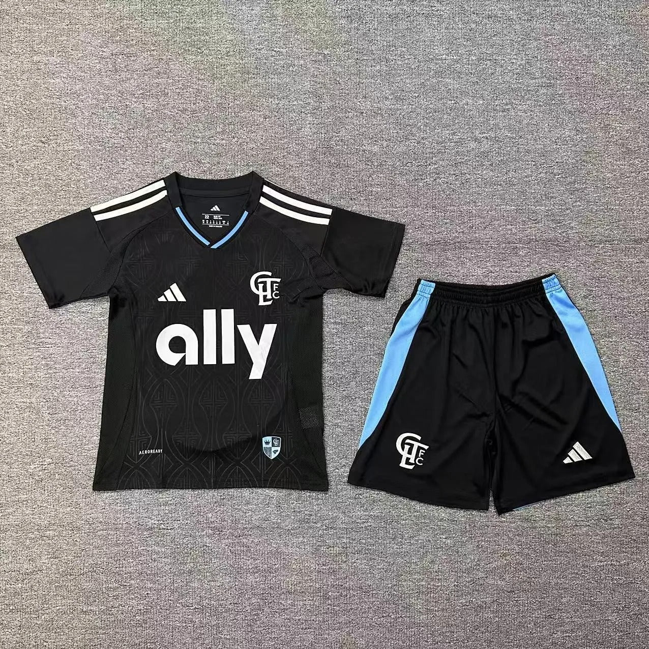 kids charlotte jersey 25/26 away football kit soccer jersey