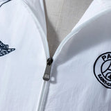 PSG Windbreaker 2025/26 White Football Kit - PalmSportss