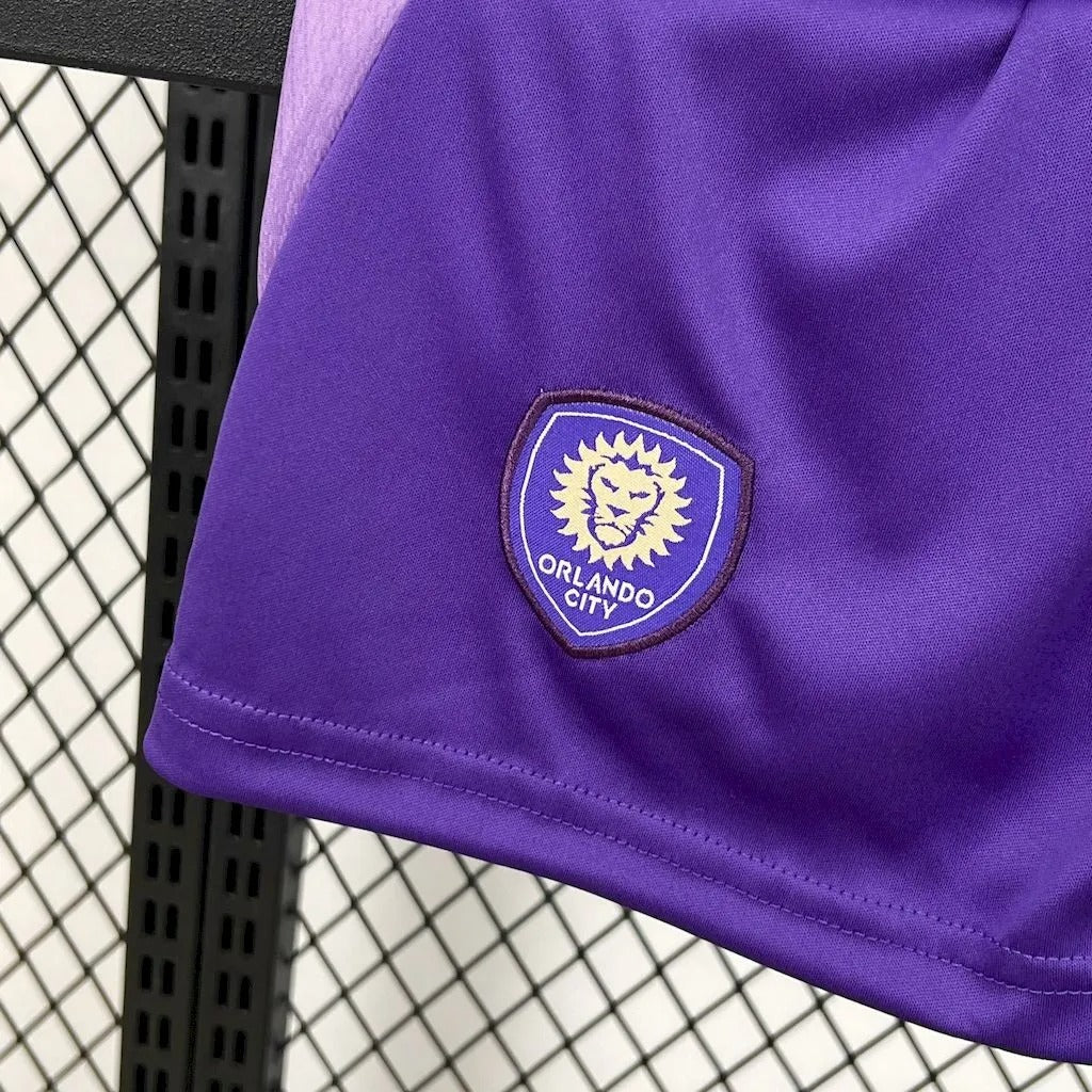 kids orlando city jersey 25/26 home football kit soccer jersey