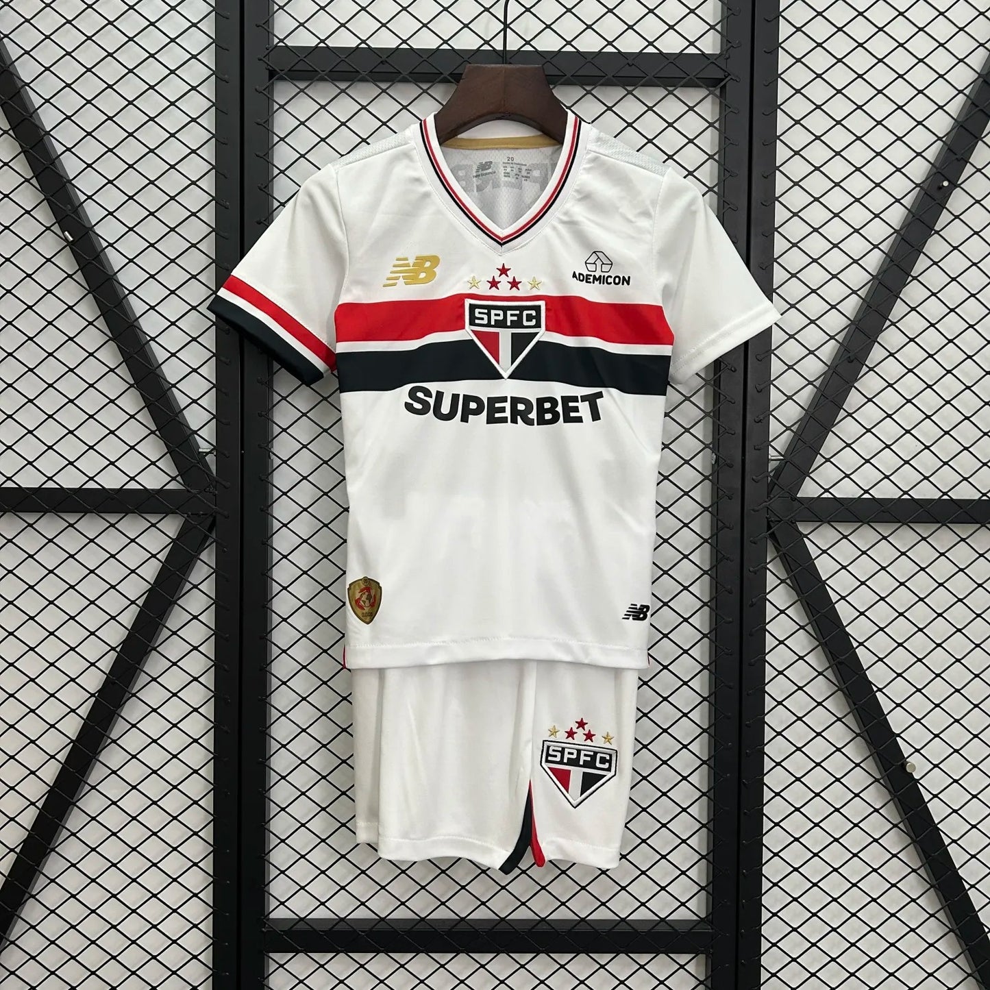 kids sao paulo home jersey 25/26 home football kit soccer jersey