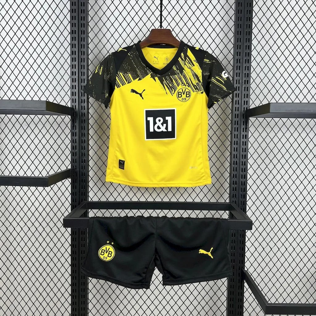 kids dortmund jersey 25/26 football kit soccer jersey