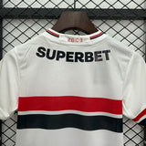 kids sao paulo home jersey 25/26 home football kit soccer jersey - PalmSportss
