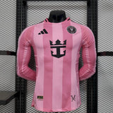 player version inter miami jersey 25/26 home long sleeves football kit soccer jersey - PalmSportss