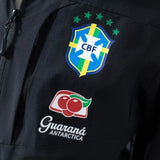 Brazil Windbreaker 2025/26 Black Football Kit - PalmSportss