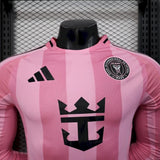 player version inter miami jersey 25/26 home long sleeves football kit soccer jersey - PalmSportss