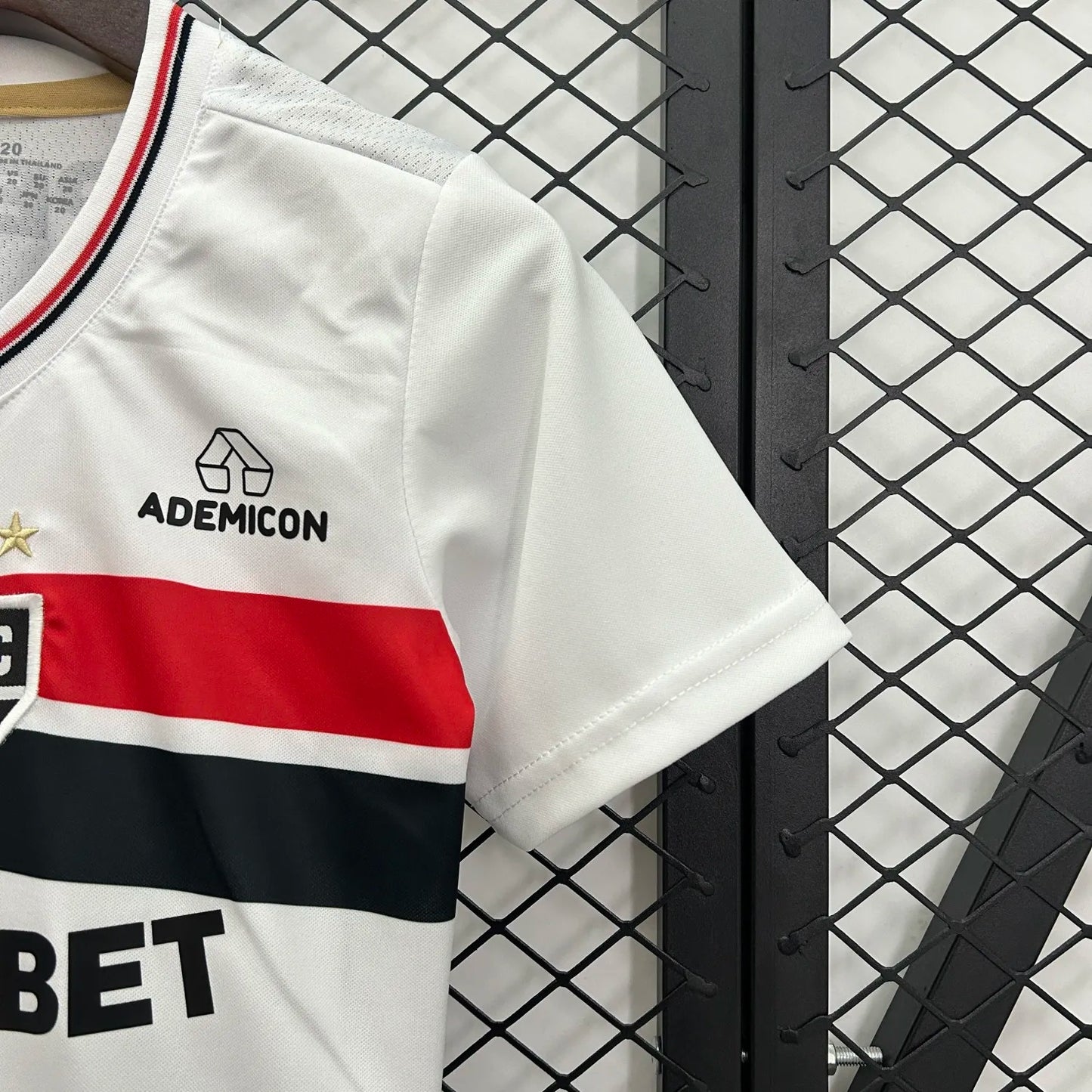 kids sao paulo home jersey 25/26 home football kit soccer jersey