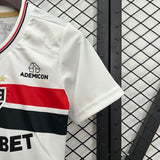 kids sao paulo home jersey 25/26 home football kit soccer jersey - PalmSportss