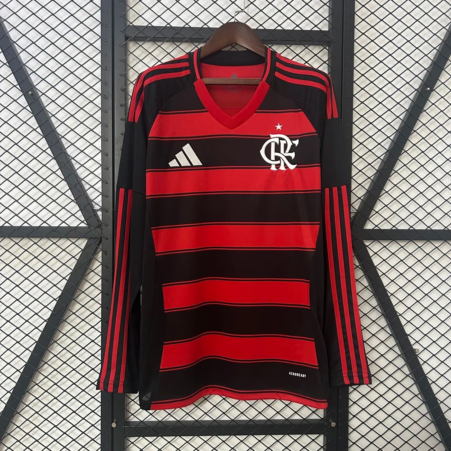 flamengo jersey 25/26 home long sleeves football kit soccer jersey