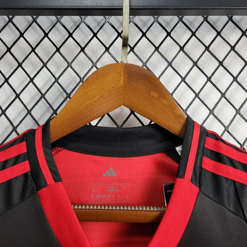 kids flamengo jersey 25/26 home football kit soccer jersey