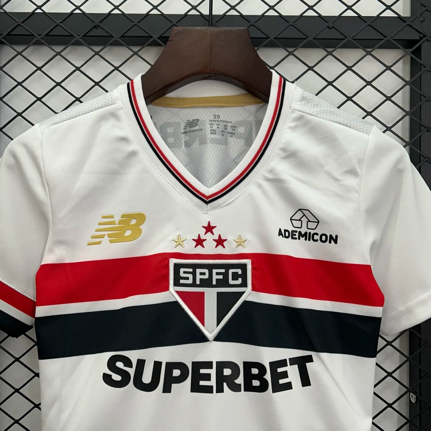 kids sao paulo home jersey 25/26 home football kit soccer jersey