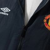 Manchester United Windbreaker 2025/26 Black Red Football Kit - PalmSportss