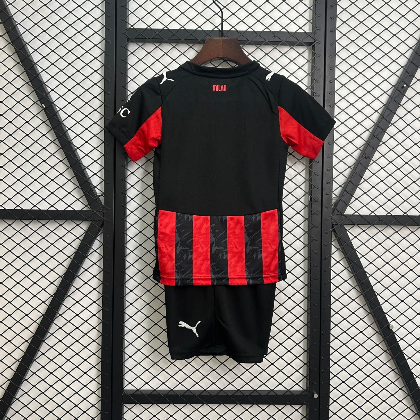 kids ac milan jersey 25/26 home football kit soccer jersey