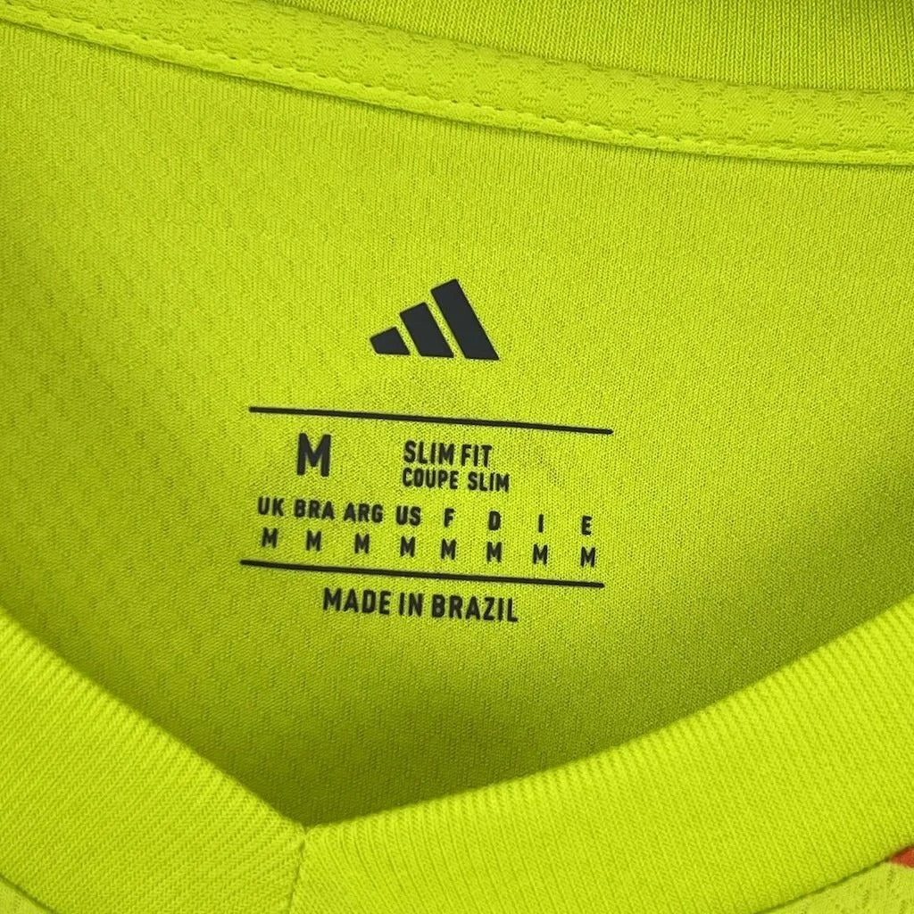 flamengo jersey 25/26 yellow goalkeeper football kit soccer jersey