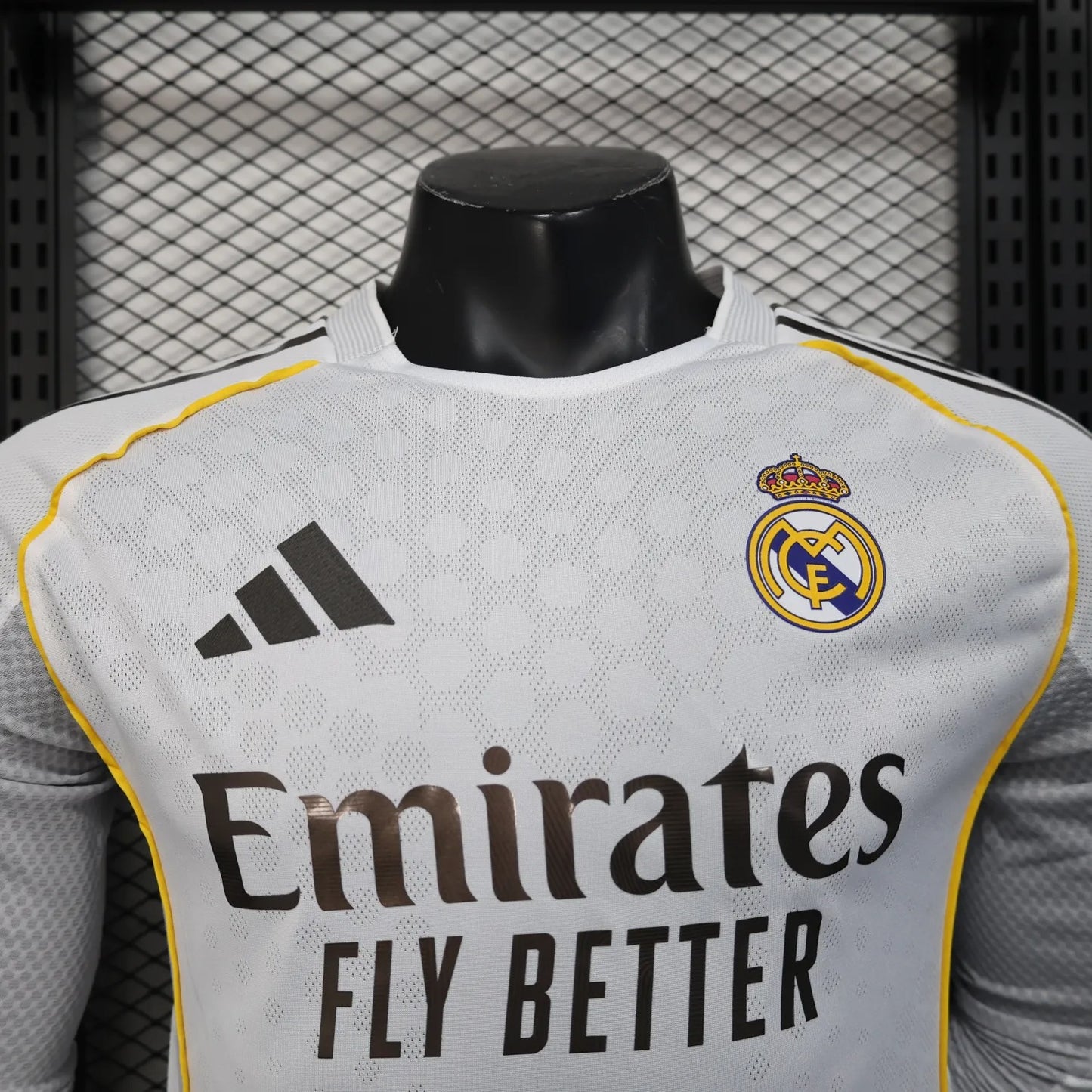 player version real madrid jersey 25/26 home long sleeves football kit soccer jersey