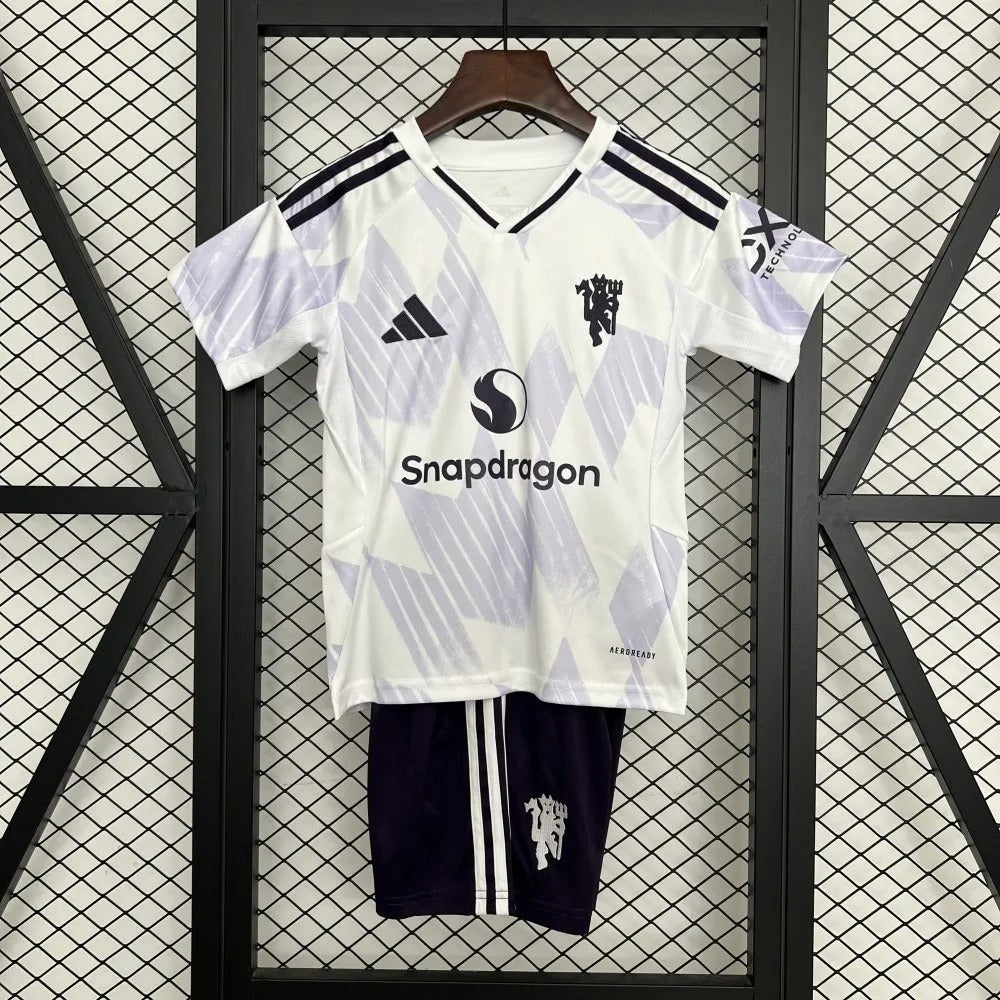 kids manchester united jersey 25/26 football kit soccer jersey