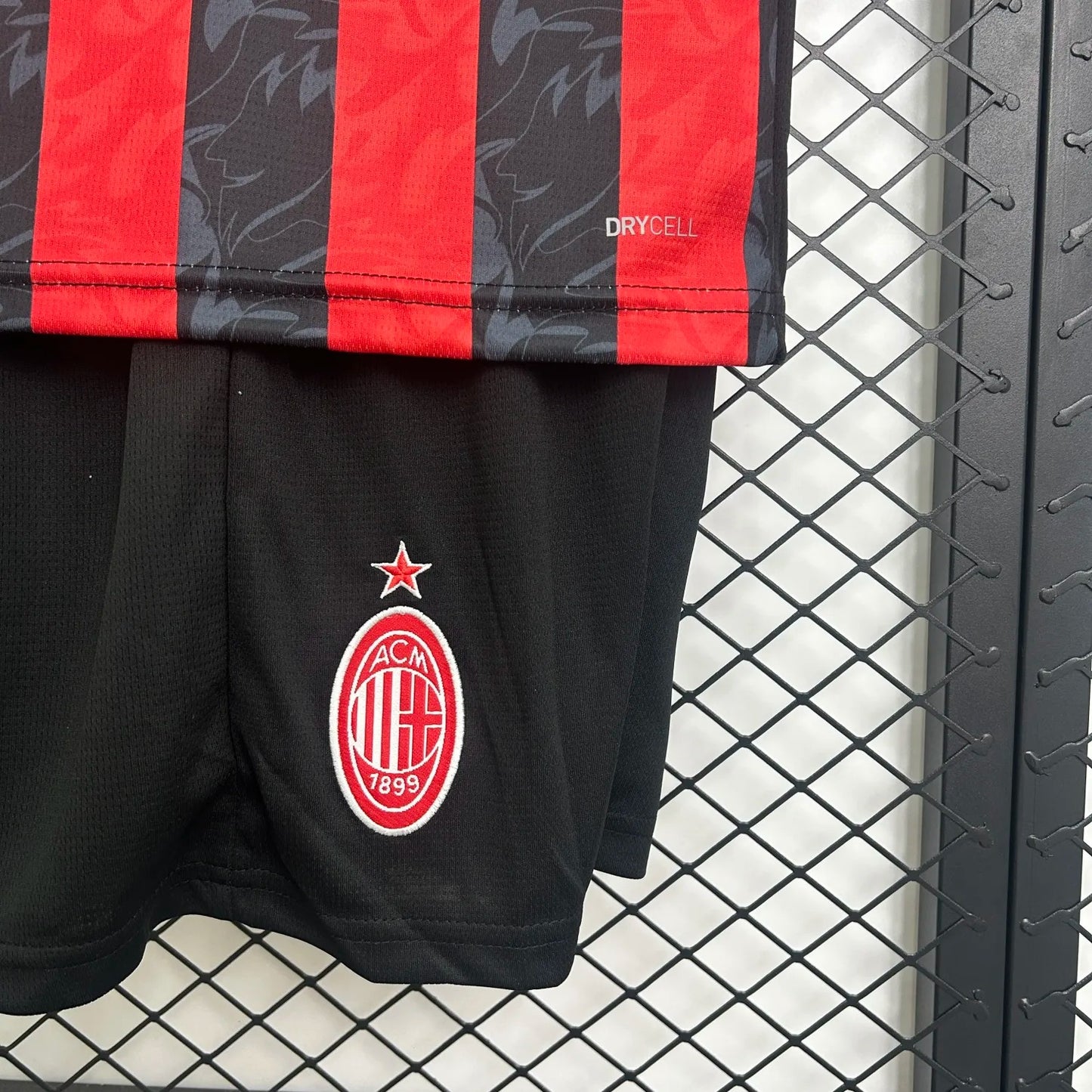 kids ac milan jersey 25/26 home football kit soccer jersey