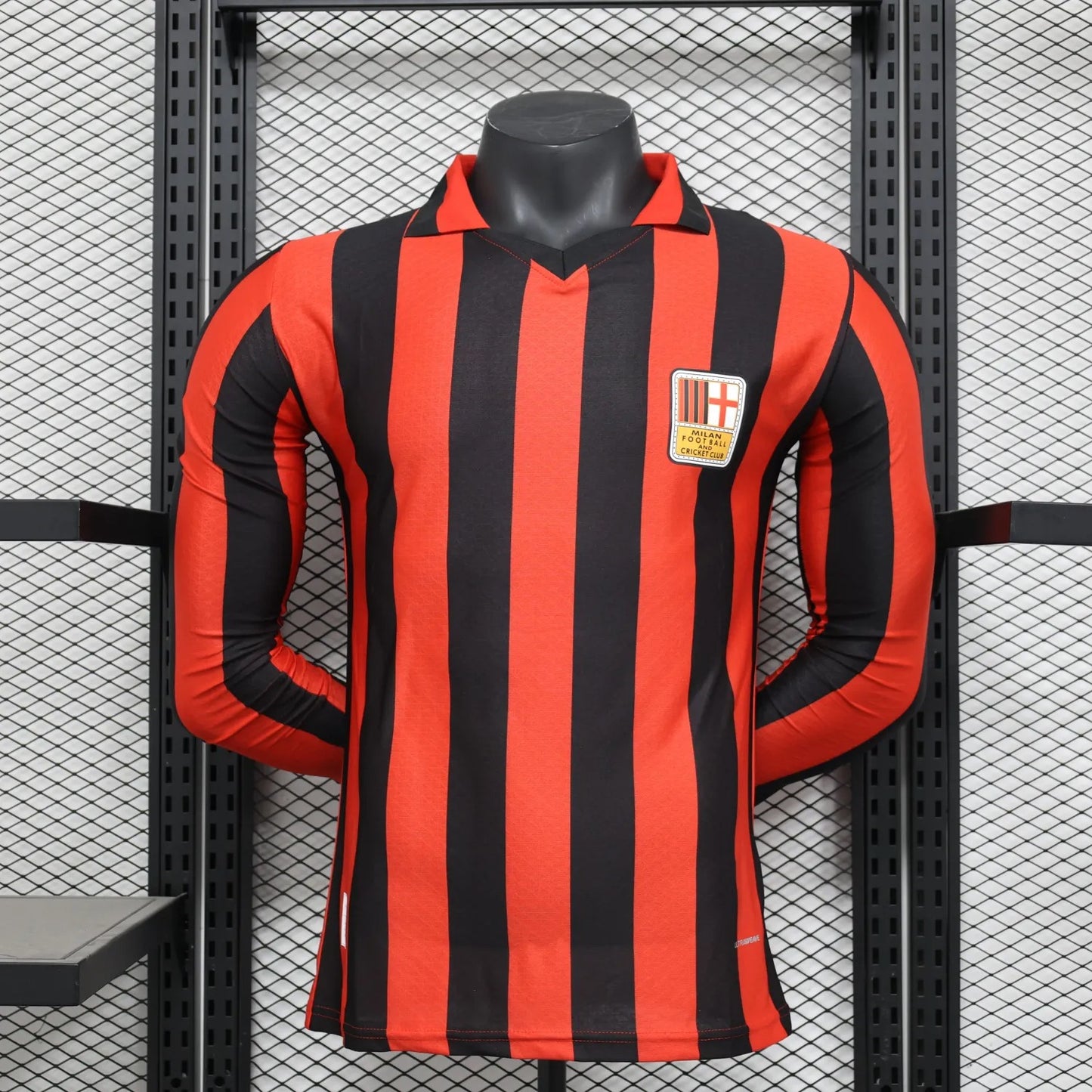 Player Version AC Milan Jersey 25/26 Long sleeves 125-Year Anniversary Football Kit Soccer Jersey