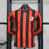 Player Version AC Milan Jersey 25/26 Long sleeves 125-Year Anniversary Football Kit Soccer Jersey - PalmSportss