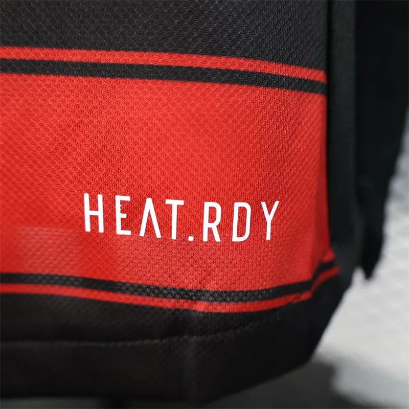 player version flamengo home jersey 25/26 long sleeves football kit soccer jersey