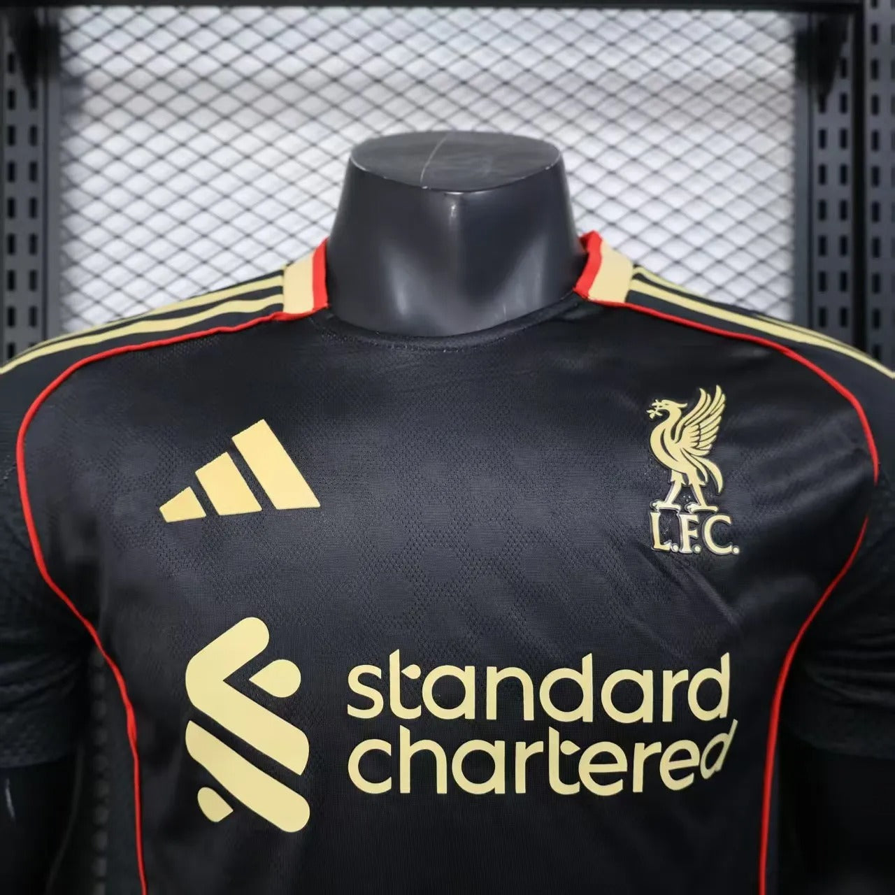player version liverpool black jersey 25/26 football kit soccer jersey