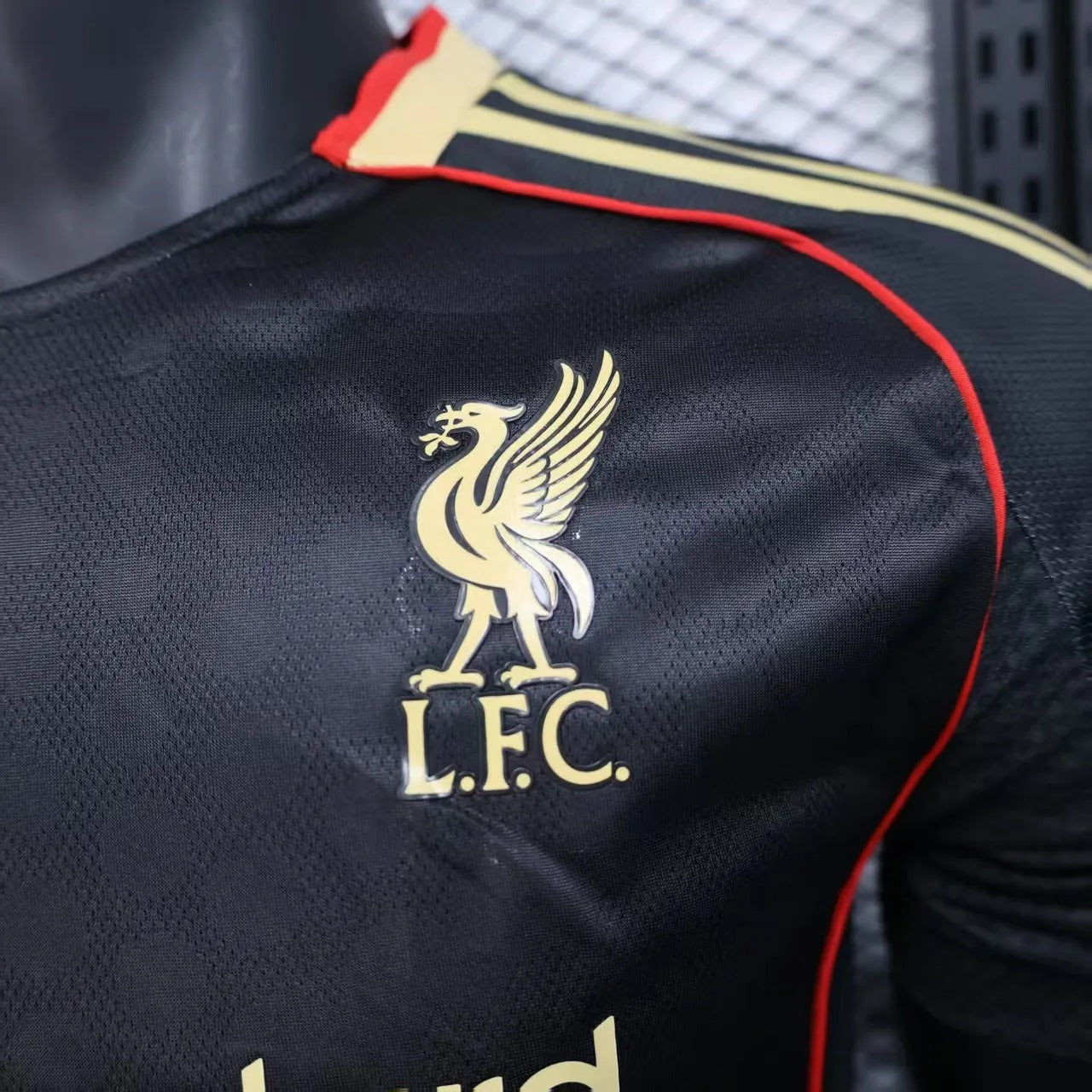 player version liverpool black jersey 25/26 football kit soccer jersey