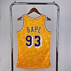 BAPE×M&N Joint Jersey: Lakers