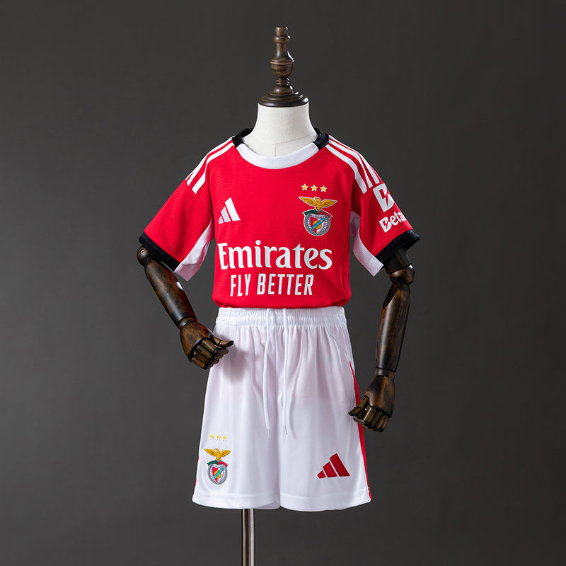 Kids Benfica Jersey 25/26 Home Football Kit