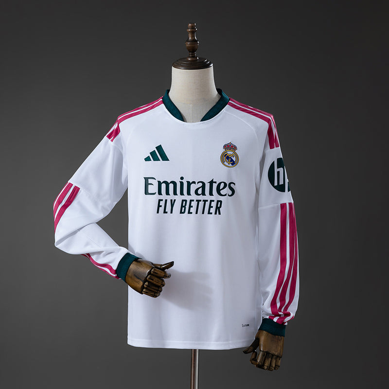 Real Madrid Home Jersey 2026-2027 Long Sleeves Football Kit Soccer Shirt