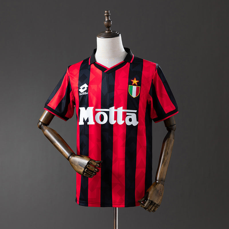 AC Milan Jersey 1993-94 Home Retro Football Kit