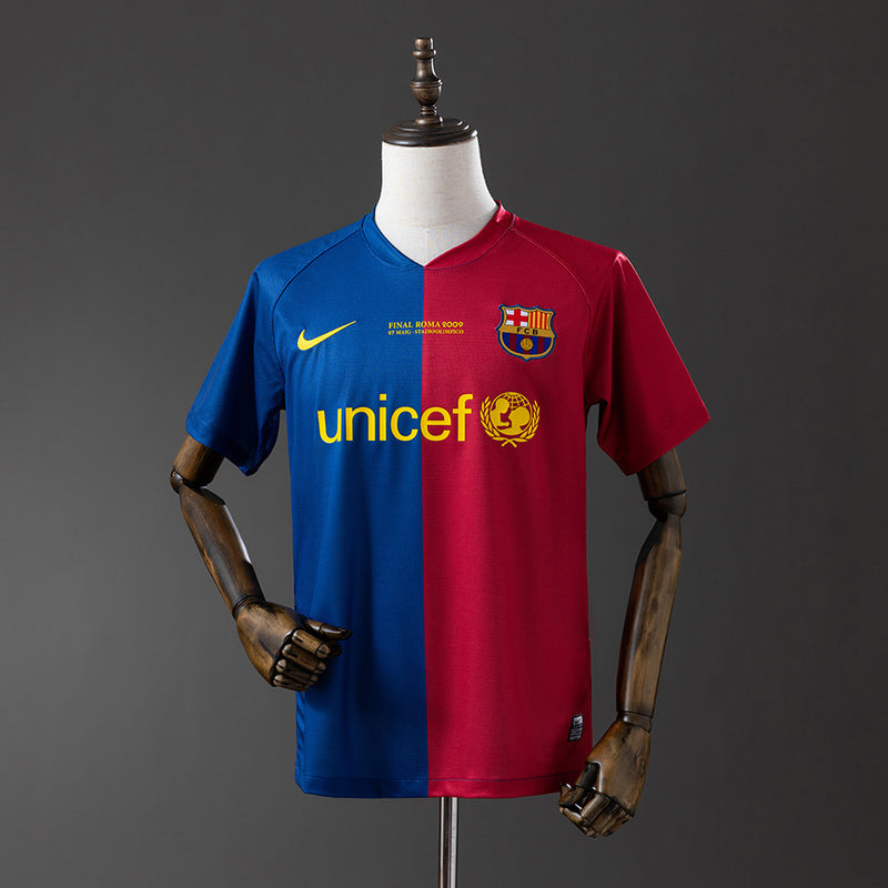 Barcelona Jersey 2008-09 Home Retro Football Kit