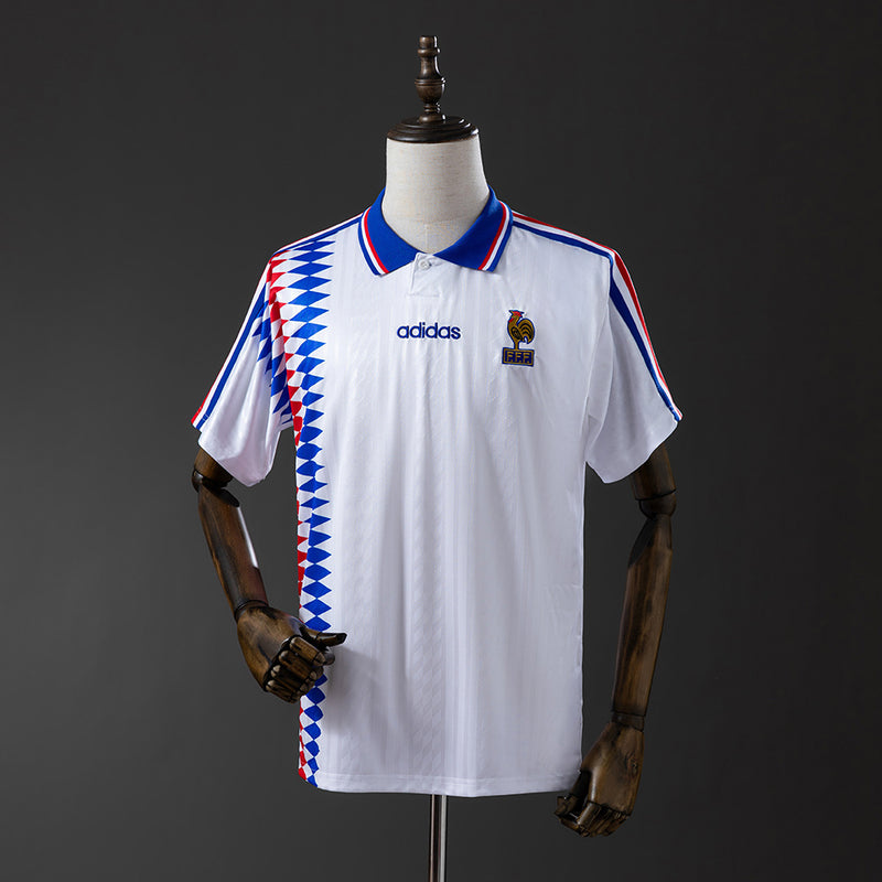France Jersey 1994 Retro Away Football Kit