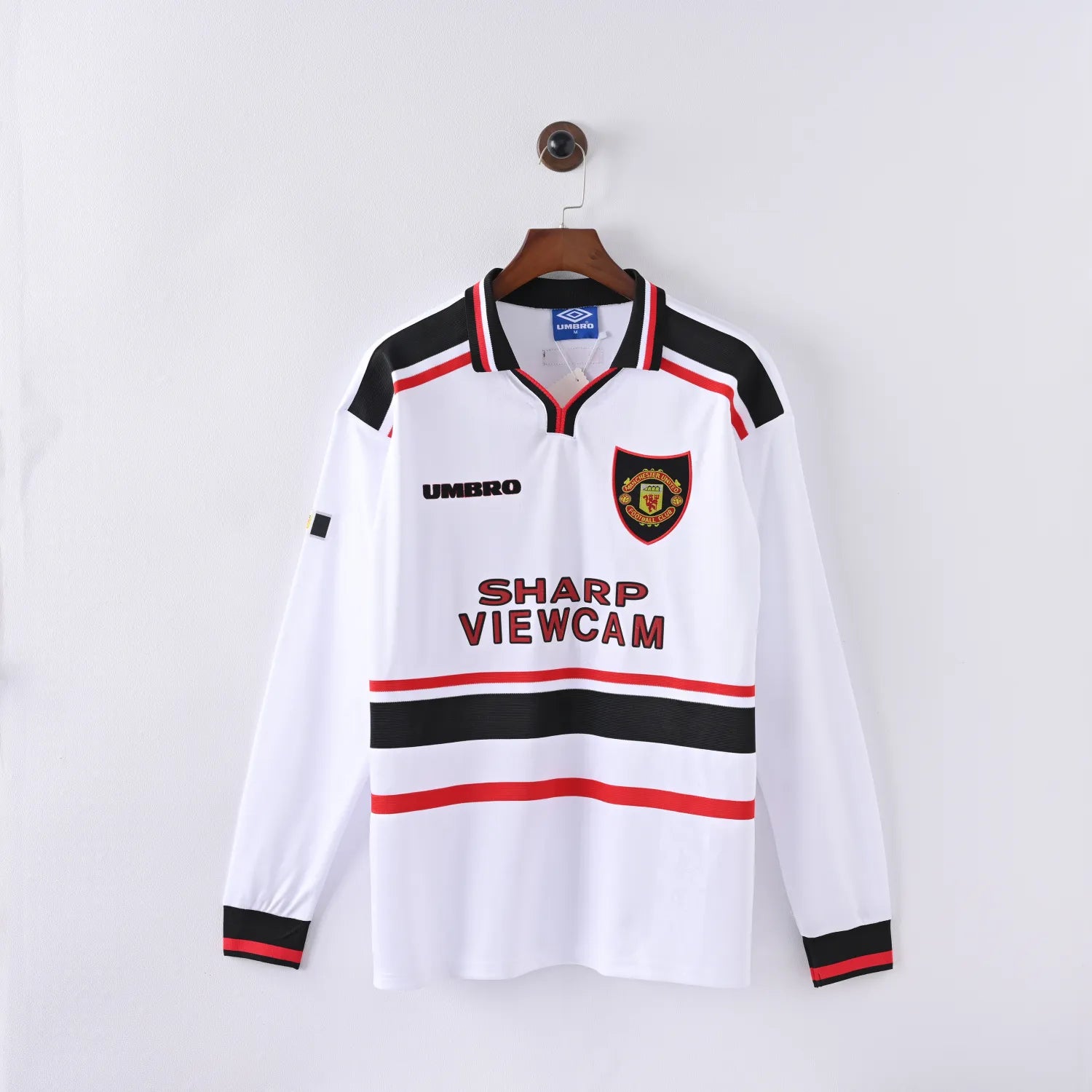 Retro Manchester United Jersey1998/99 Away Long Sleeves Football Kit Soccer Shirt