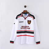Retro Manchester United Jersey1998/99 Away Long Sleeves Football Kit Soccer Shirt - PalmSportss