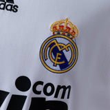 Real Madrid Jersey 2009/10 Home Retro Football Kit Long Sleeves