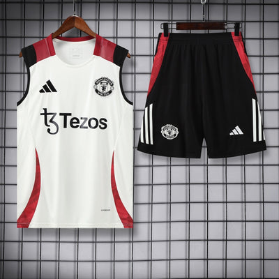 Manchester United Vest Set Training Tracksuits 25/26 Football Kit Soccer Jersey