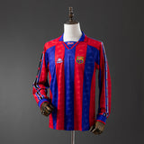 Barcelona Jersey 1996-97 Retro Home Football Kit Long Sleeves
