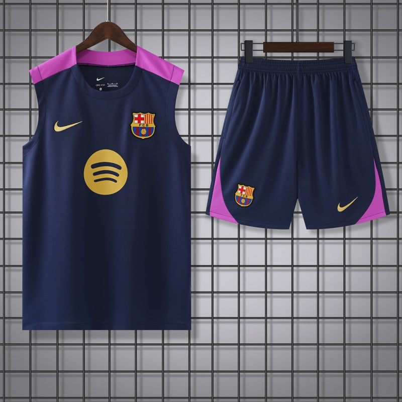 Barcelona Vest Set Training Tracksuits 25/26 Football Kit Soccer Jersey