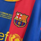 Retro Barcelona Jersey 2010-11 Home Long Sleeves Football kits Soccer shirt - PalmSportss